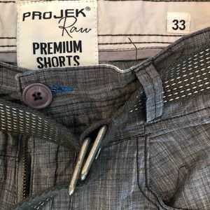 Vintage cargo short with belt